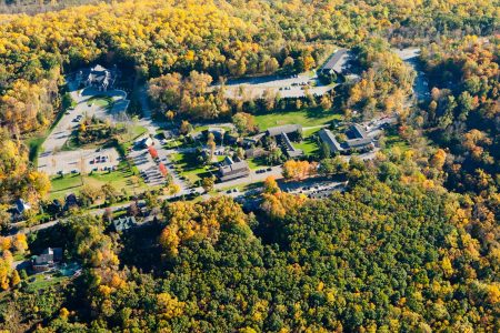 Aerial view of Stroudsmoor Country Inn